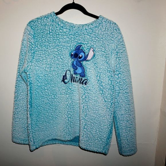Disney Sweaters - Disney stitch faux fur